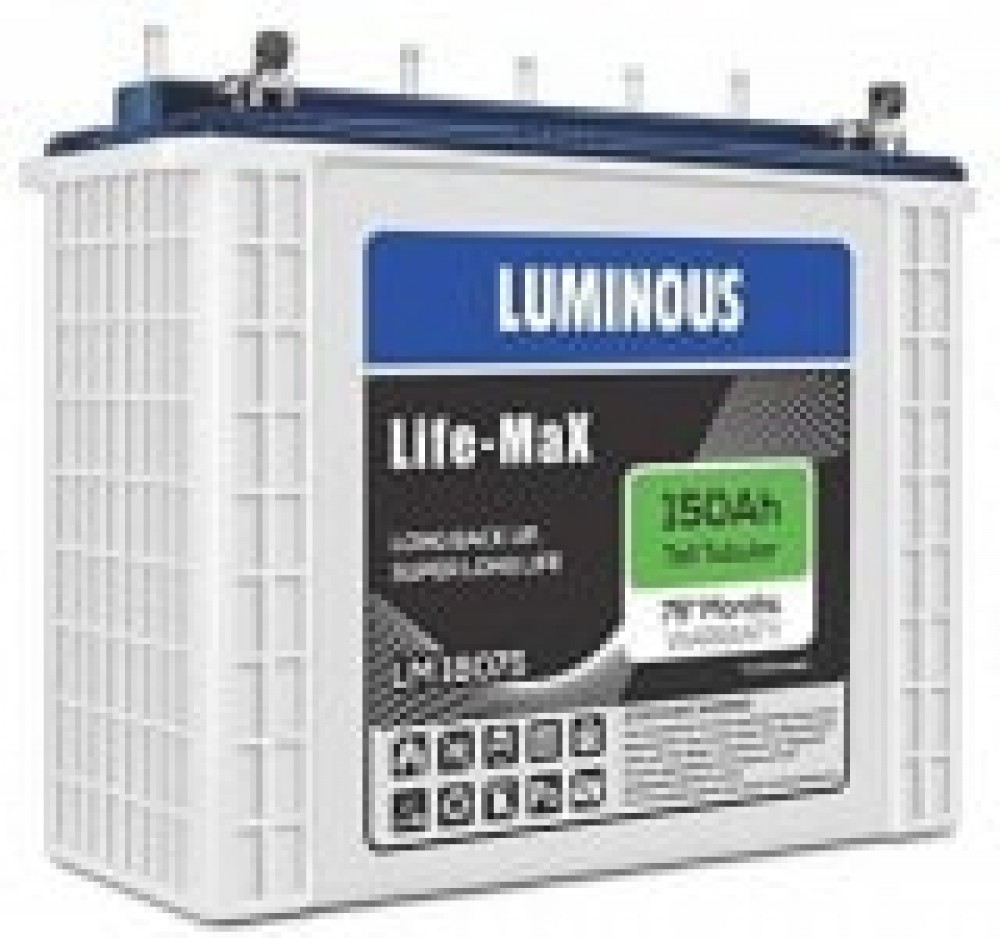 Max LM18075 150AH Tall Tubular Battery Price, Buy Luminous Life Max LM18075 Tall Tubular Online