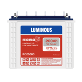 Luminous Red charge RC25000 200AH Tall Tubular Battery